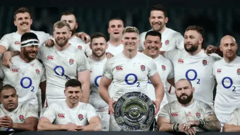 England rugby team trophy winners on best IPTV UK - stream Six Nations with IPVision
