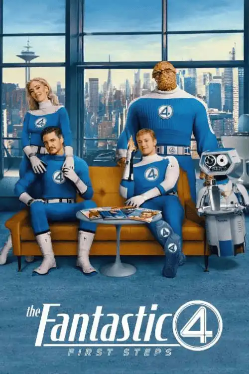 The Fantastic Four First Steps Marvel movie on UK IPTV - stream superhero film with IPVision