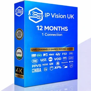 Annual IPTV subscription 12 months with single connection offering maximum savings