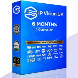 IPTV United Kingdom 6 months subscription optimized for British viewers with UK channels