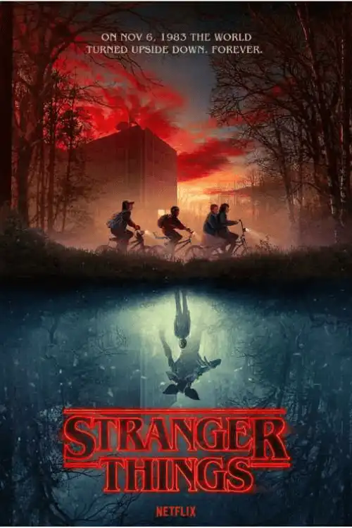 Stranger Things Netflix series streaming on IPTV subscription UK - watch all seasons with IPVision