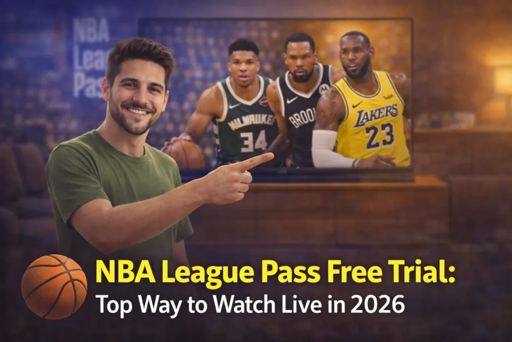 NBA League Pass free trial watching live basketball games from the UK