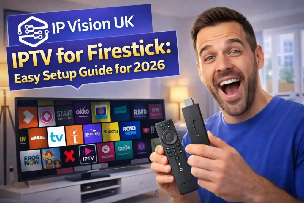 IPTV for Firestick setup with IPVision UK on Amazon Fire TV Stick