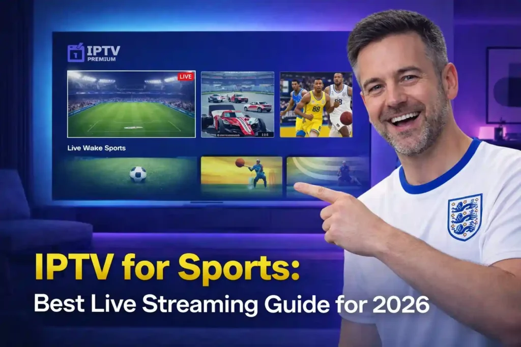 IPTV for sports streaming live Premier League and Sky Sports with IPVision UK